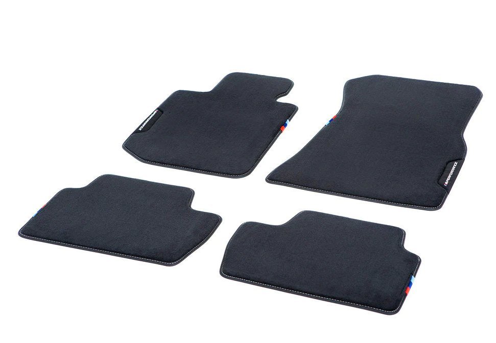 BMW 2 Series, M240i G42 & M2 G87 Genuine M Performance Floor Mats (2021+) - AUTOID® - Floor Mats - BMW M Performance