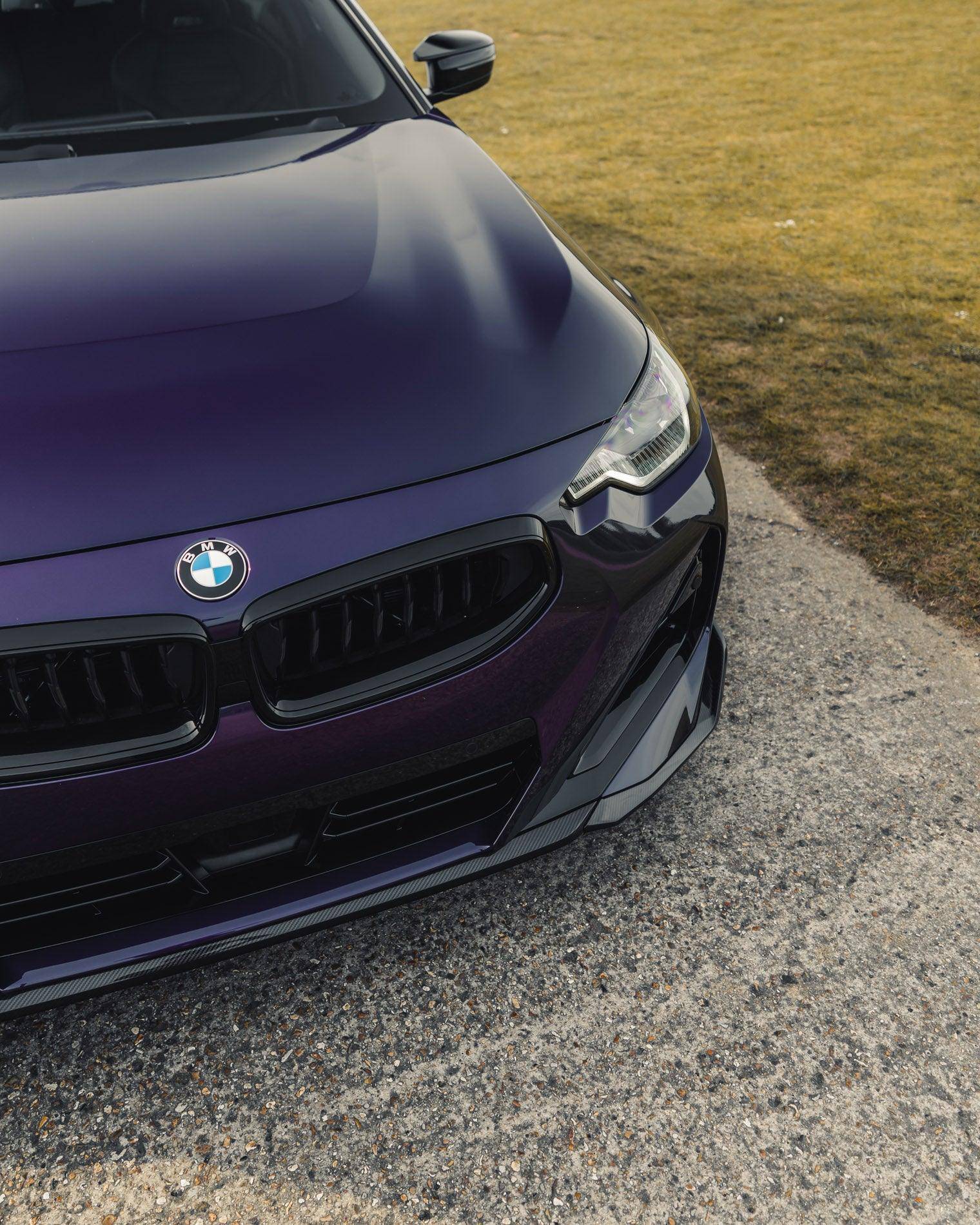 BMW 2 Series & M240i G42 Pre-preg Carbon Fibre Performance Front Splitter Pro by FORM (2021+) - AUTOID® - Front Lips & Splitters - FORM Industries