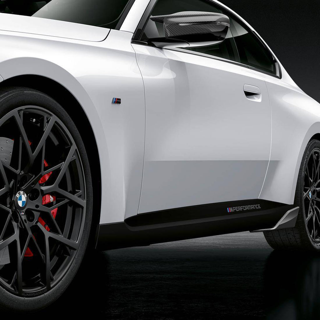 BMW 2 Series & M240i Genuine M Performance Carbon Fibre Side Skirt Blades (2021+, G42) - AUTOID® - Side Skirts & Winglets - BMW M Performance