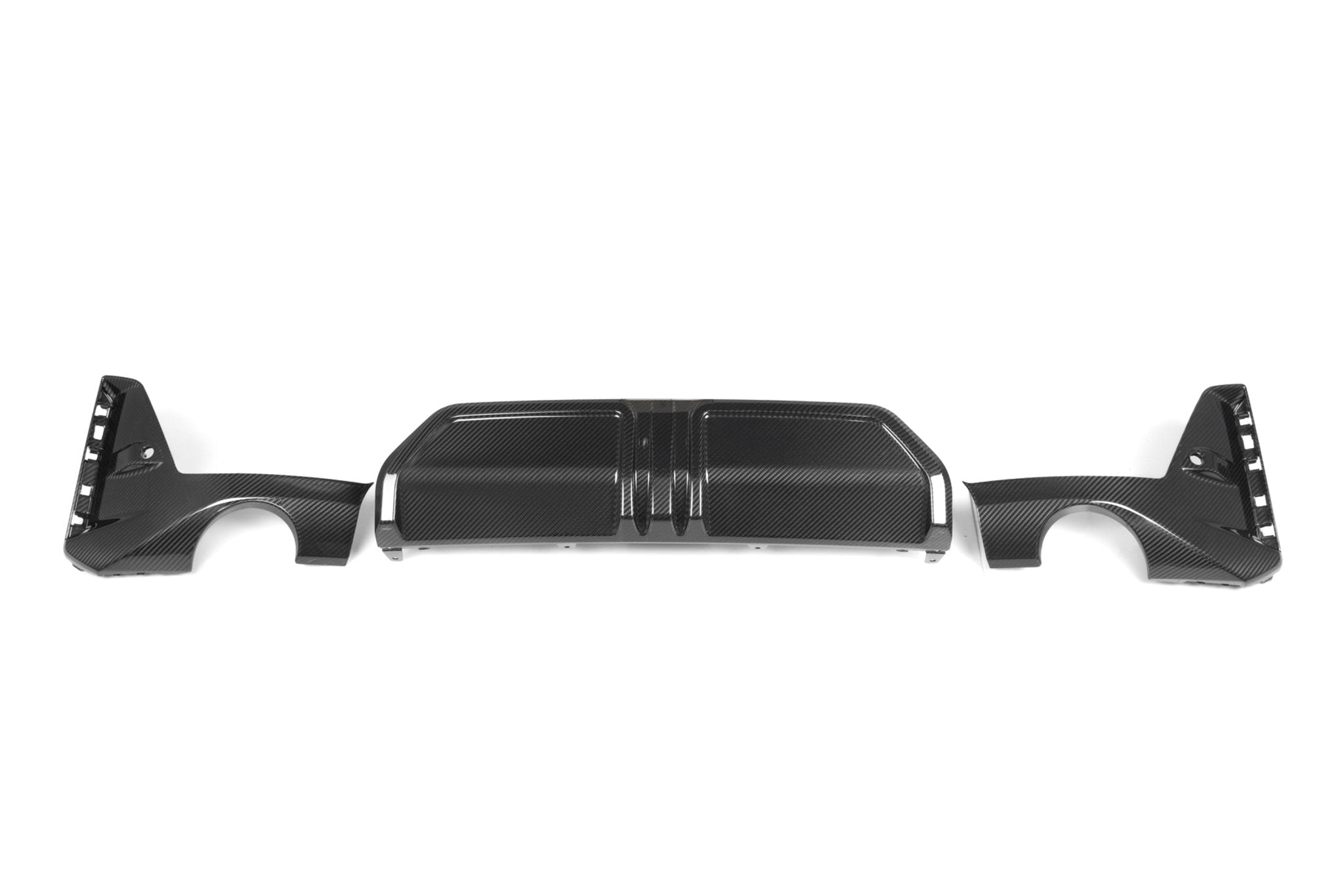 BMW 3 Series G20 G21 LCI Carbon Fibre Rear Diffuser Set by FORM (2023+) - AUTOID® - Rear Diffusers - FORM Industries