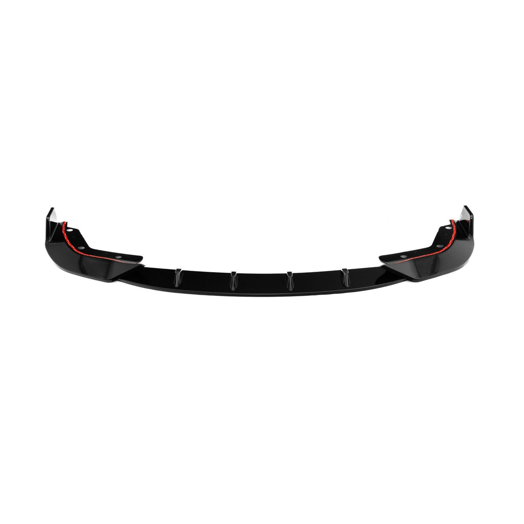 BMW 3 Series G20 G21 Pre-LCI Gloss Black Competition Front Splitter by FORM (2018-2022) - AUTOID® - Front Lips & Splitters - FORM Industries