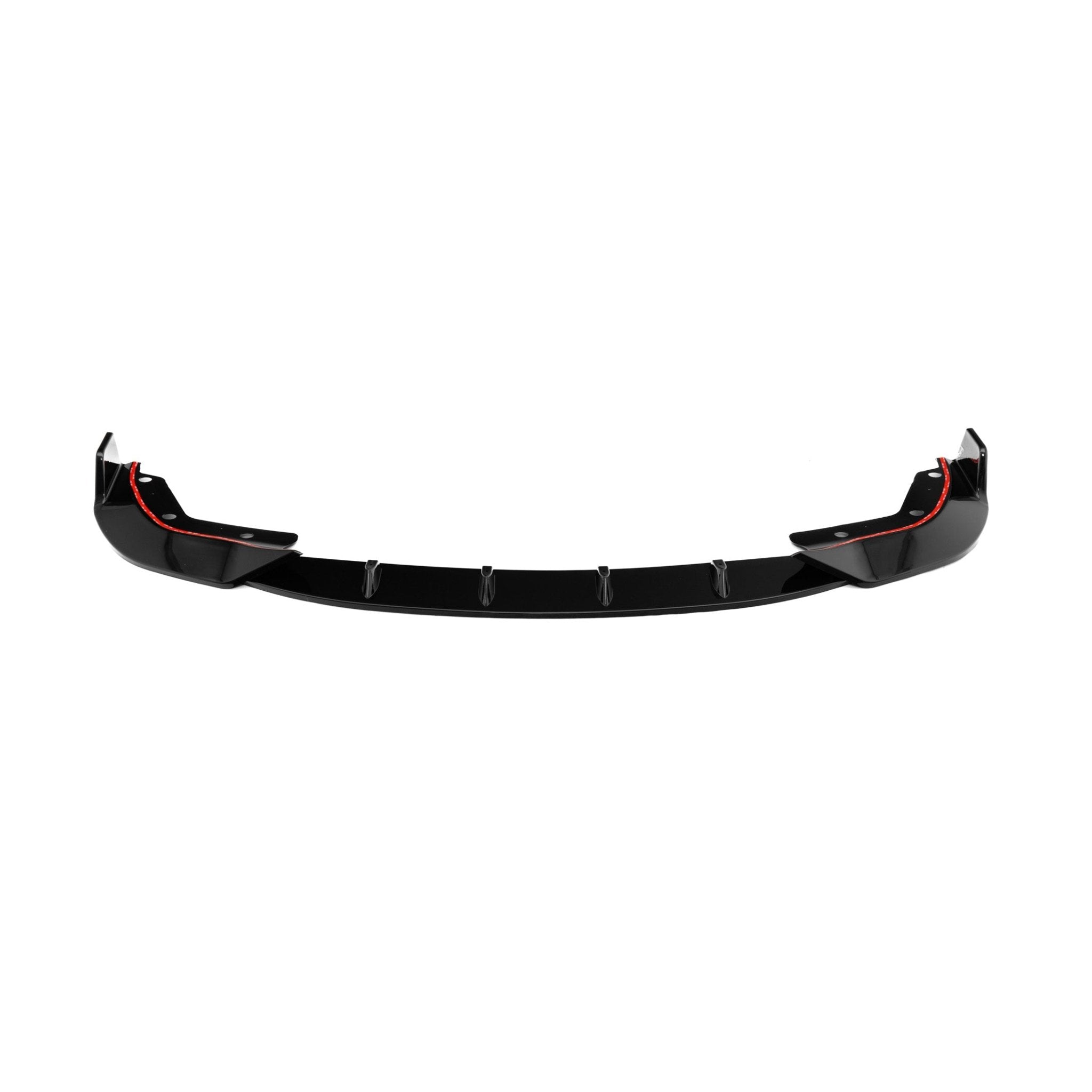 BMW 3 Series G20 G21 Pre-LCI Gloss Black Competition Front Splitter by FORM (2018-2022) - AUTOID® - Front Lips & Splitters - FORM Industries