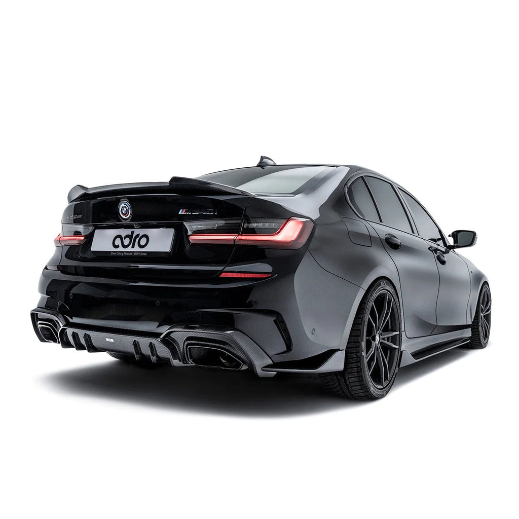 BMW 3 Series M340i G20 Carbon Fibre Side Skirt by Adro (2018+) - AUTOID® - Side Skirts & Winglets - Adro