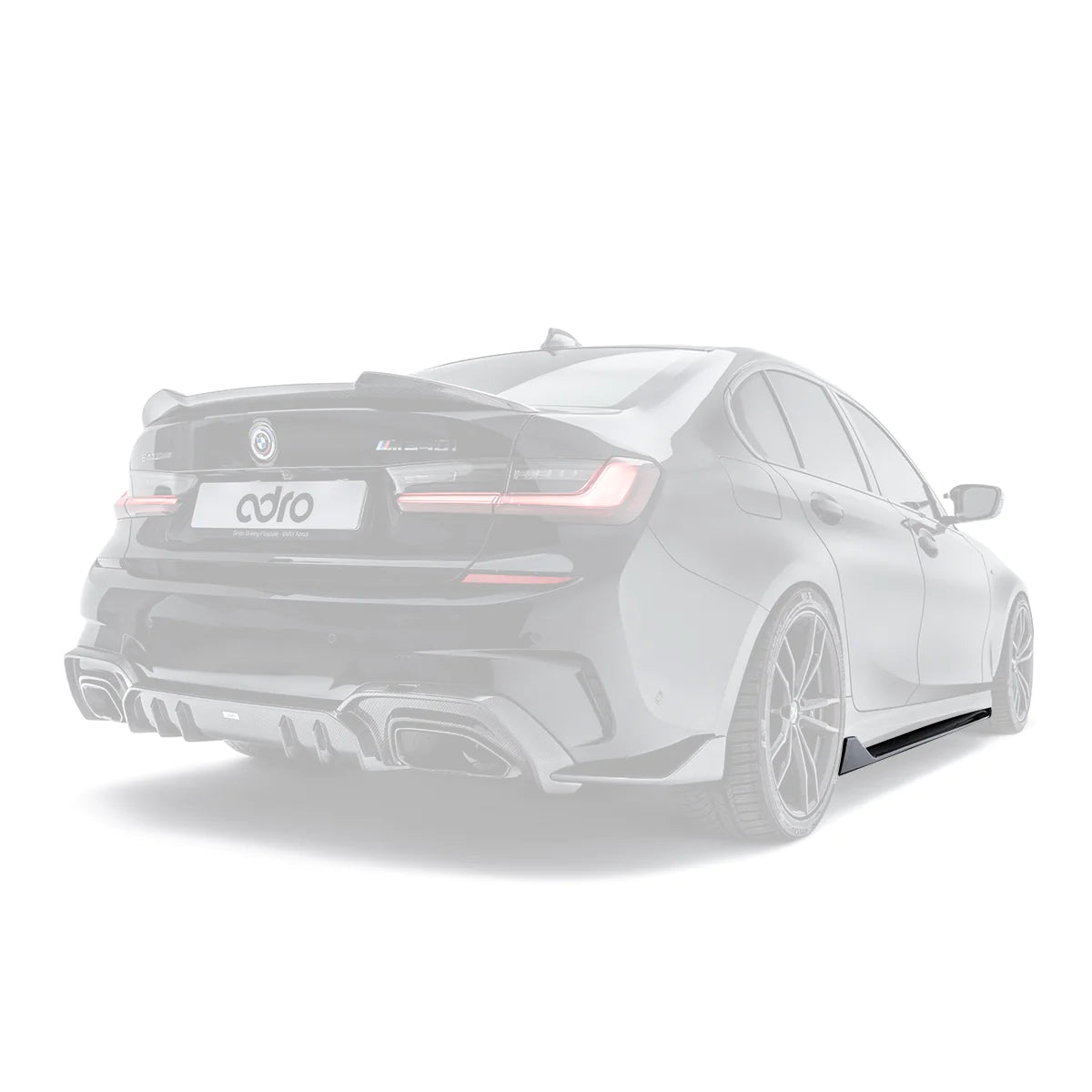 BMW 3 Series M340i G20 Carbon Fibre Side Skirt by Adro (2018+) - AUTOID® - Side Skirts & Winglets - Adro