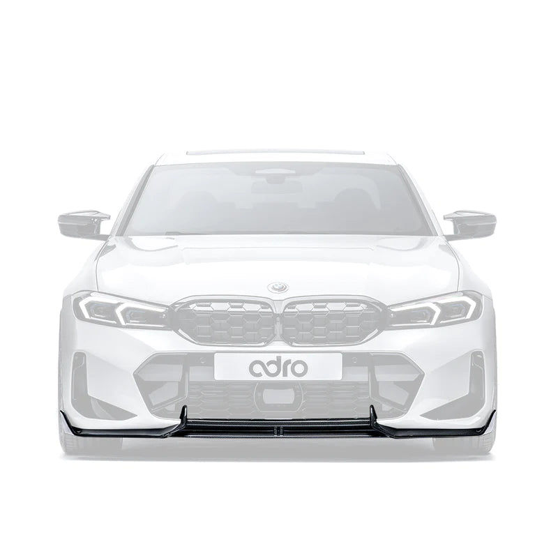 BMW 3 Series M340i G20 G21 LCI Carbon Fibre Front Splitter by Adro (2022+) - AUTOID® - Front Lips & Splitters - Adro