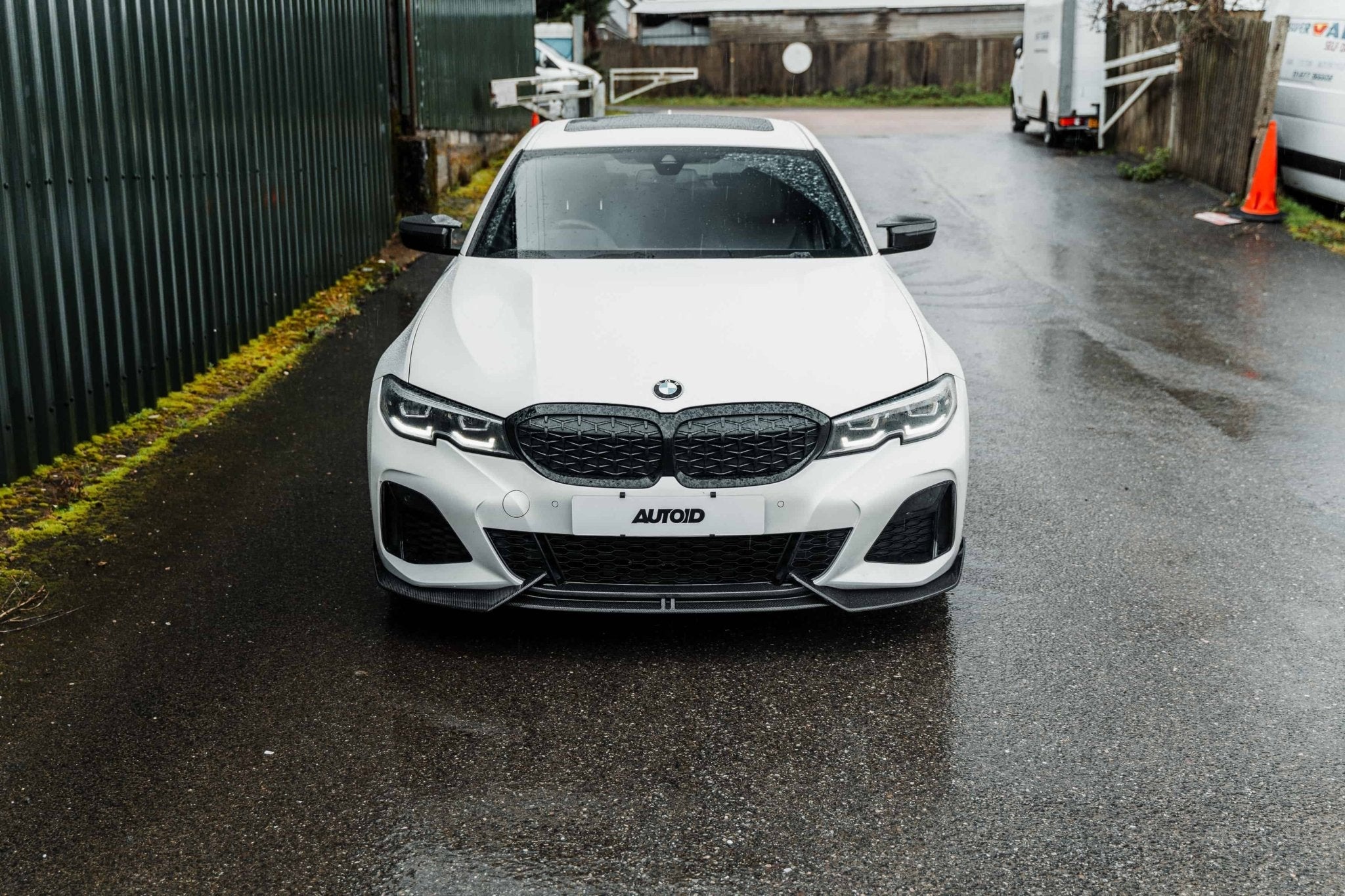BMW 3 Series M340i G20 G21 Pre-LCI Carbon Fibre Front Splitter by Adro (2018-2022) - AUTOID® - Front Lips & Splitters - Adro