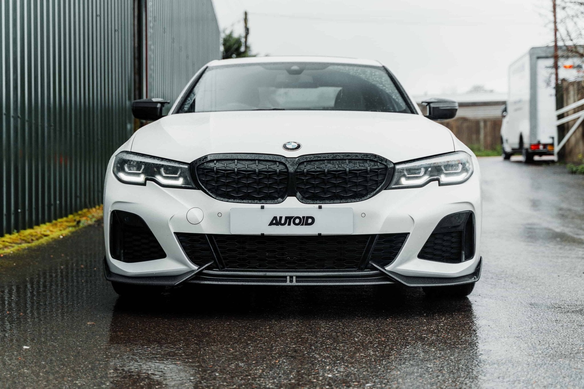 BMW 3 Series M340i G20 G21 Pre-LCI Carbon Fibre Front Splitter by Adro (2018-2022) - AUTOID® - Front Lips & Splitters - Adro