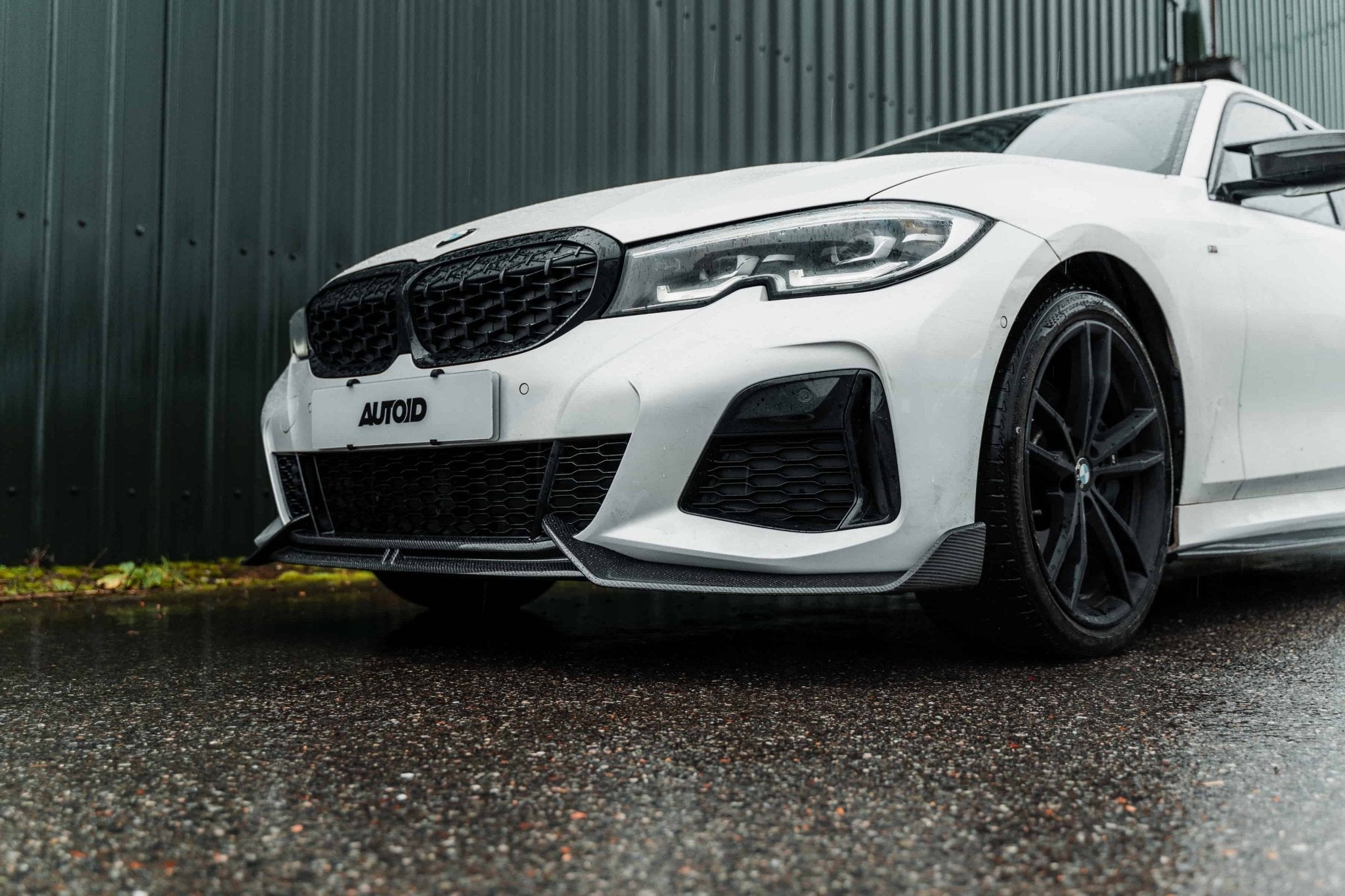 BMW 3 Series M340i G20 G21 Pre-LCI Carbon Fibre Front Splitter by Adro (2018-2022) - AUTOID® - Front Lips & Splitters - Adro
