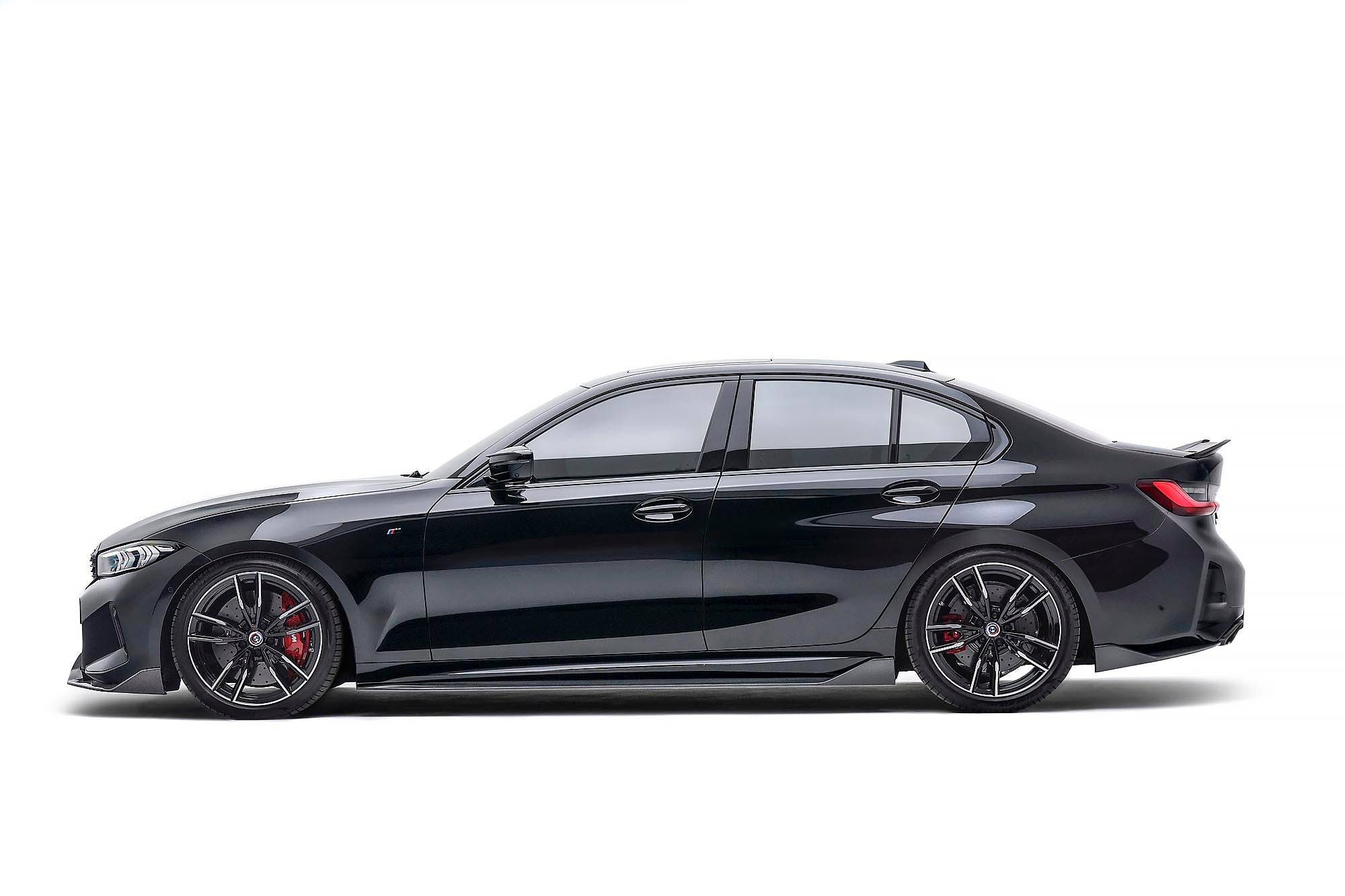 BMW 3 Series M340i G20 LCI Carbon Fibre Rear Winglets by Adro (2022+) - AUTOID® - Rear Diffusers - Adro