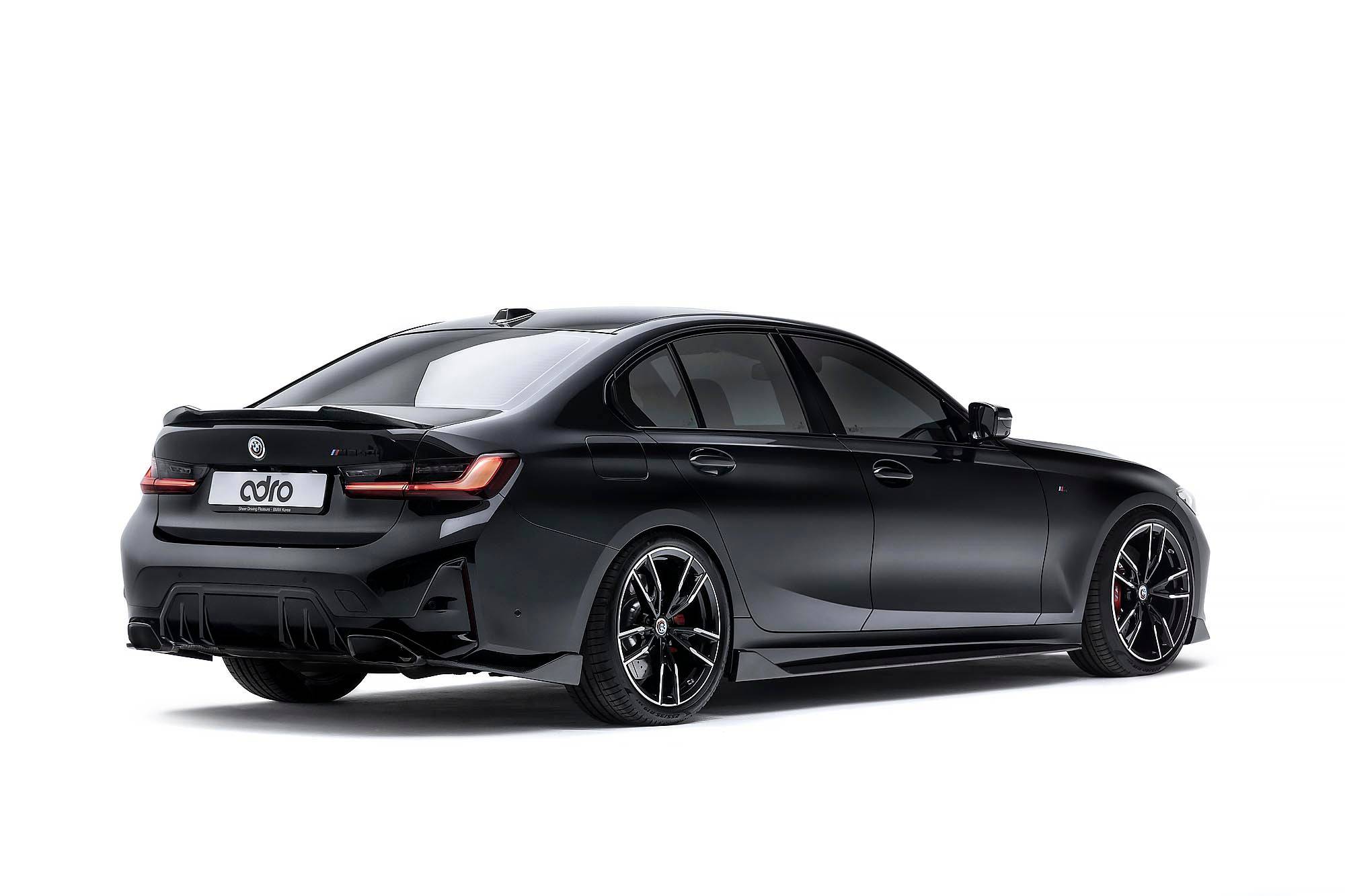BMW 3 Series M340i G20 LCI Carbon Fibre Rear Winglets by Adro (2022+) - AUTOID® - Rear Diffusers - Adro