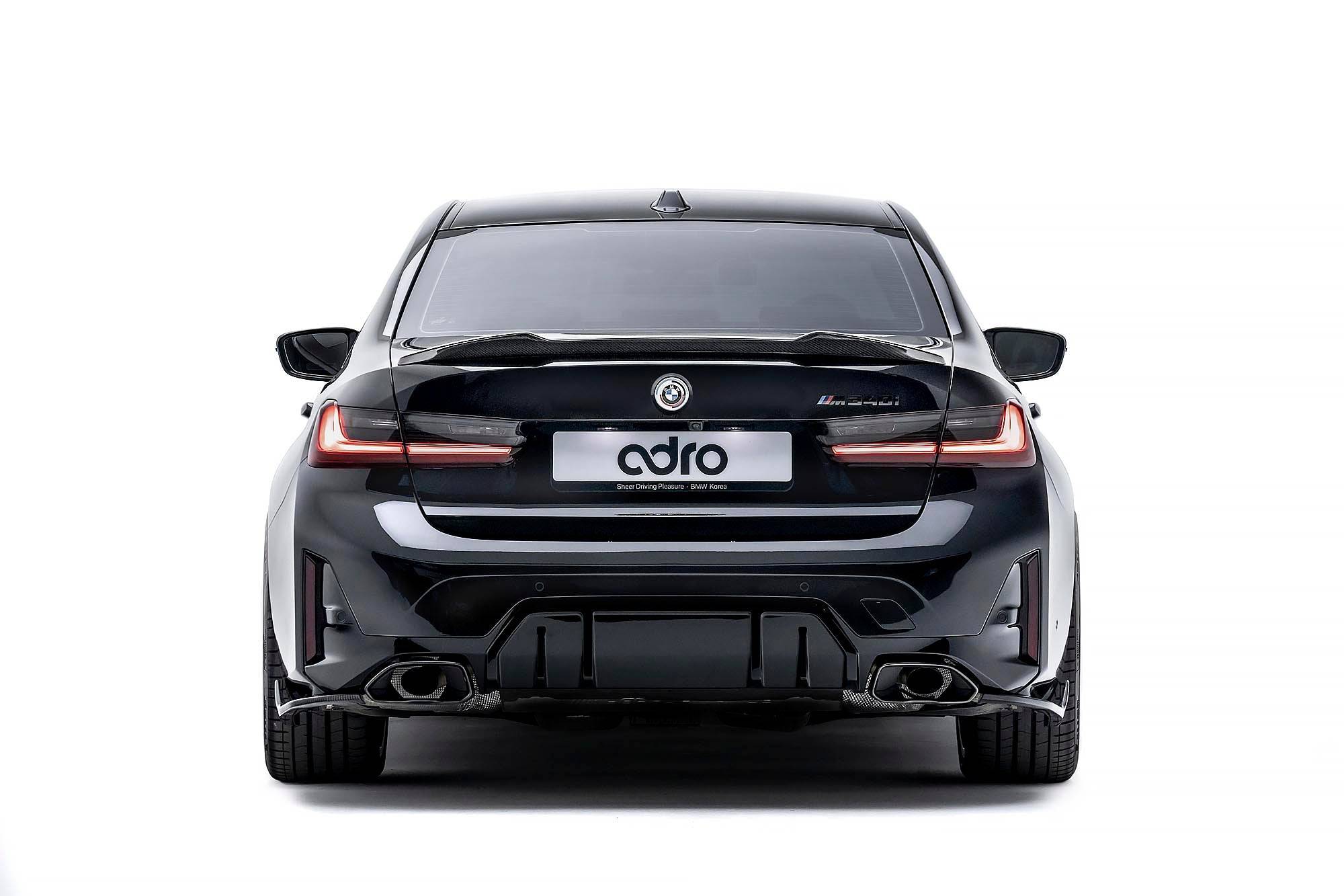 BMW 3 Series M340i G20 LCI Carbon Fibre Rear Winglets by Adro (2022+) - AUTOID® - Rear Diffusers - Adro