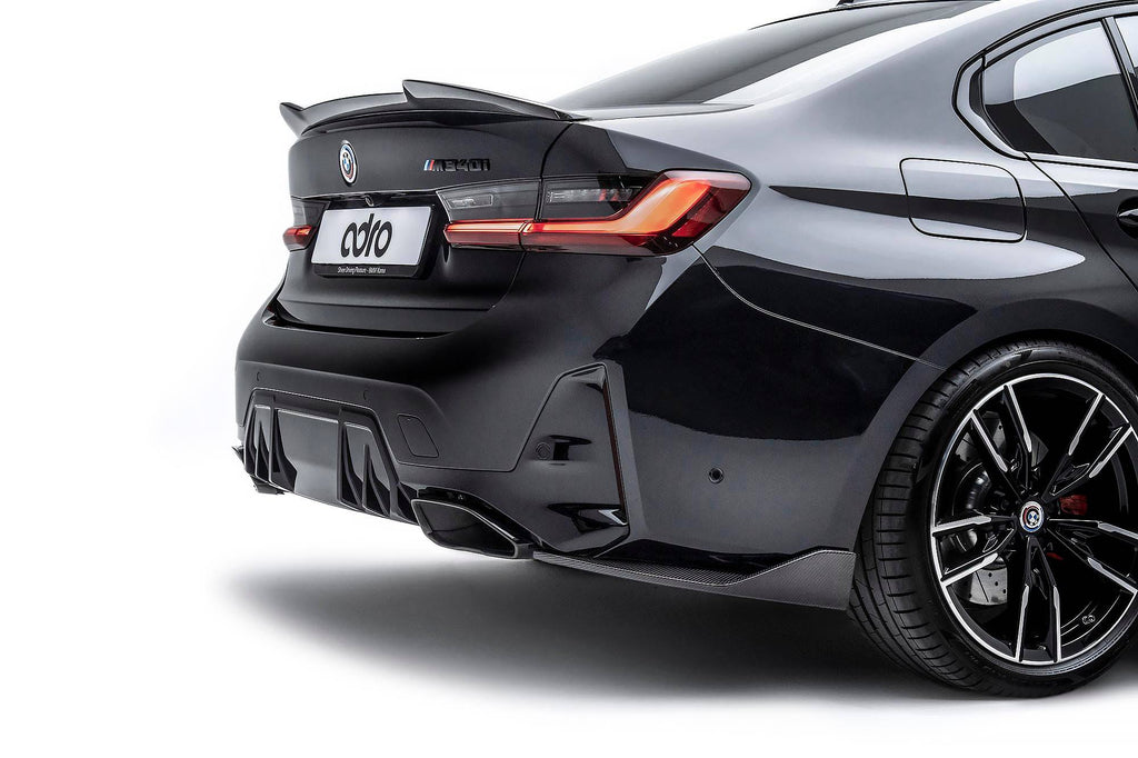 BMW 3 Series M340i G20 LCI Carbon Fibre Rear Winglets by Adro (2022+) - AUTOID® - Rear Diffusers - Adro