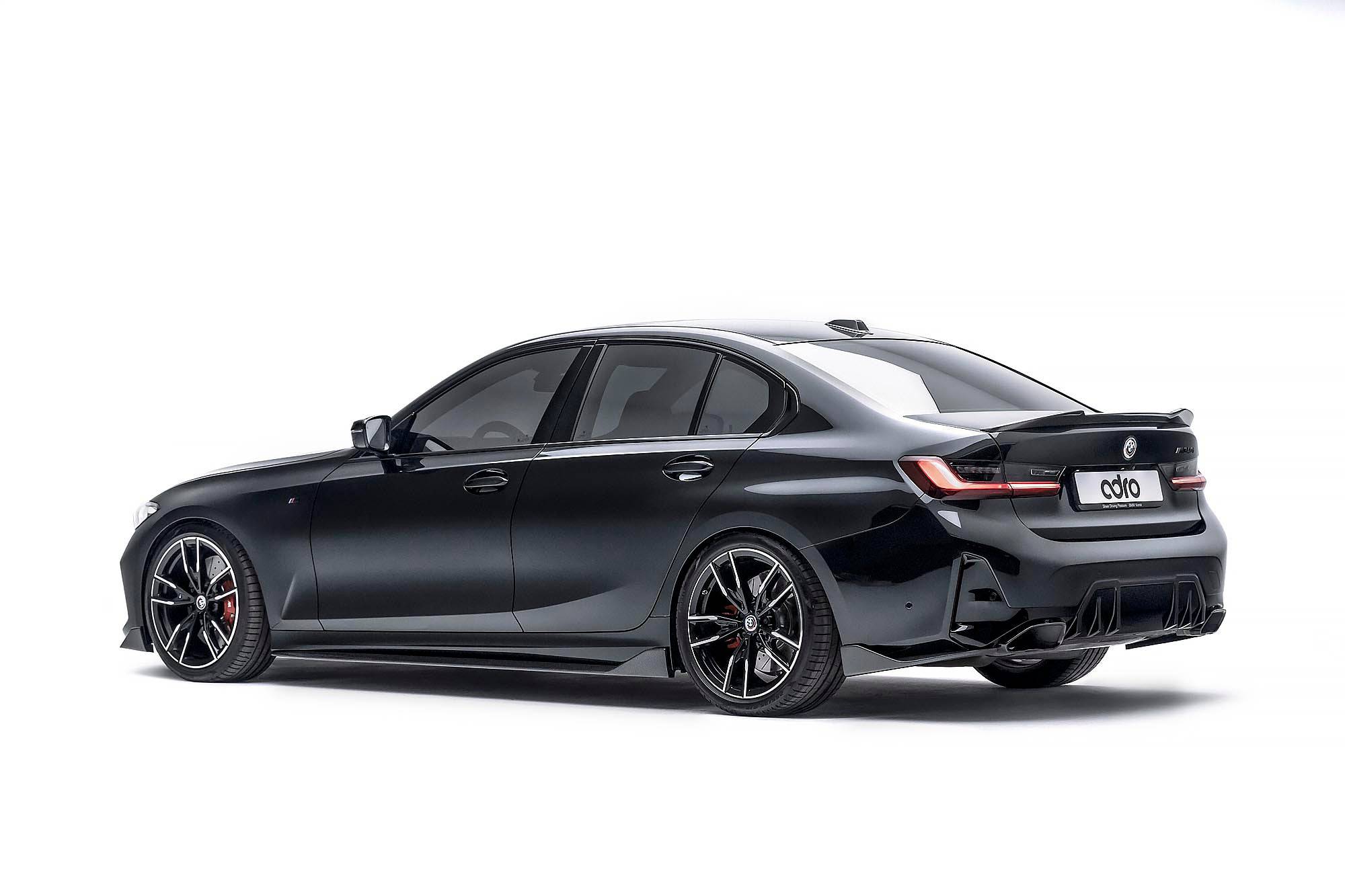 BMW 3 Series M340i G20 LCI Carbon Fibre Rear Winglets by Adro (2022+) - AUTOID® - Rear Diffusers - Adro