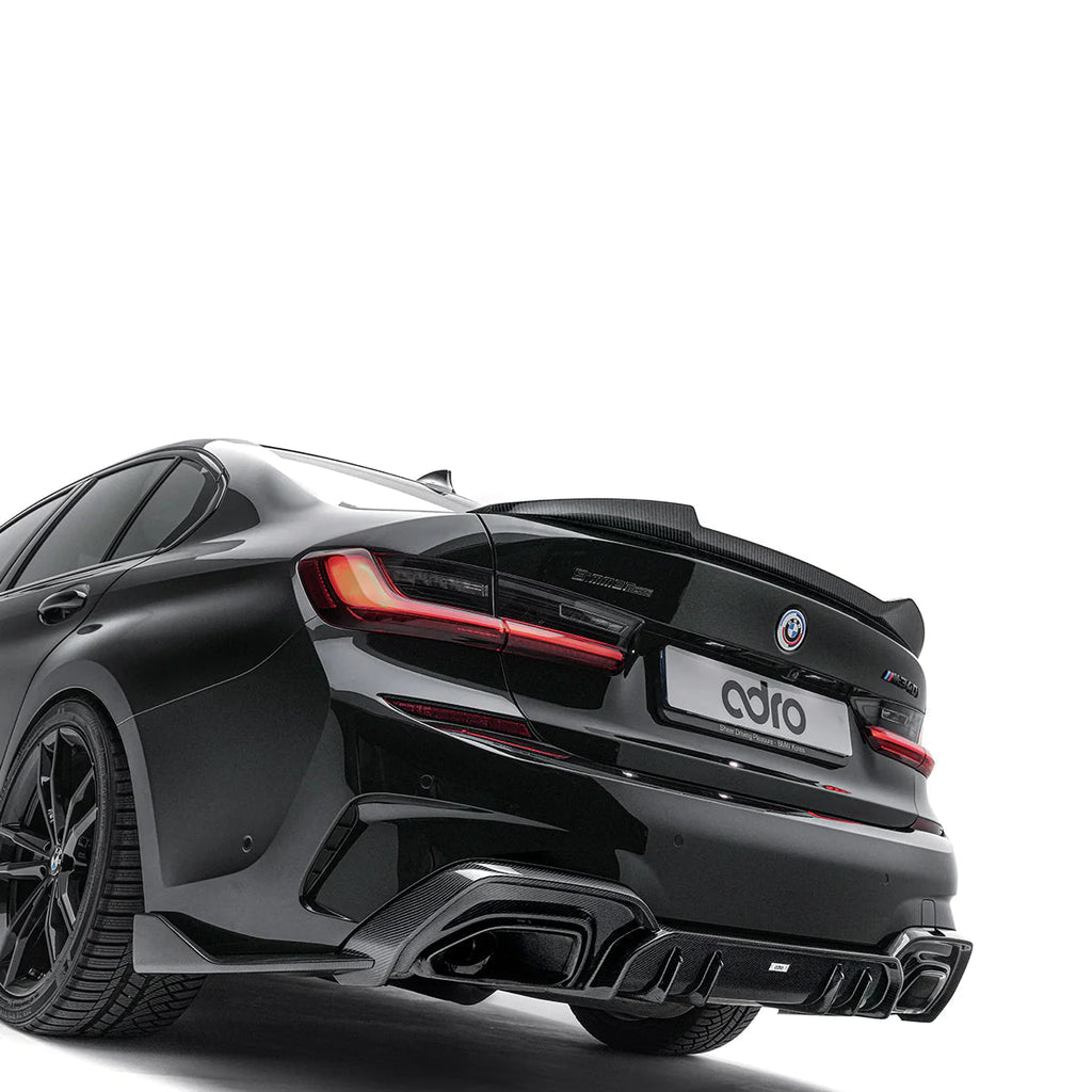 BMW 3 Series, M340i G20 & M3 G80 Pre-Preg Carbon Fibre Rear Spoiler by Adro (2018+) - AUTOID® - Rear Spoilers - Adro