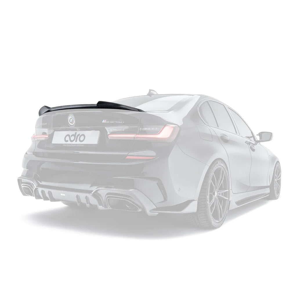 BMW 3 Series, M340i G20 & M3 G80 Pre-Preg Carbon Fibre Rear Spoiler by Adro (2018+) - AUTOID® - Rear Spoilers - Adro