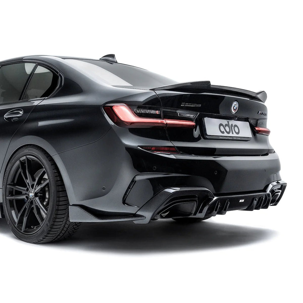 BMW 3 Series M340i G20 (Pre - LCI) Carbon Fibre Rear Diffuser by Adro (2018 - 2022) - AUTOID - Rear Diffusers - Adro