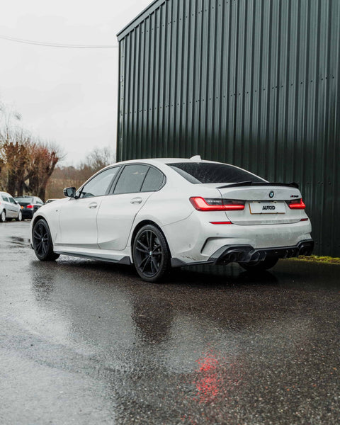 BMW 3 Series M340i G20 Pre-LCI Carbon Fibre Rear Diffuser by Adro (2018-2022) - AUTOID® - Rear Diffusers - Adro