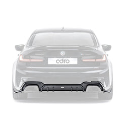 BMW 3 Series M340i G20 Pre-LCI Carbon Fibre Rear Diffuser by Adro (2018-2022) - AUTOID® - Rear Diffusers - Adro