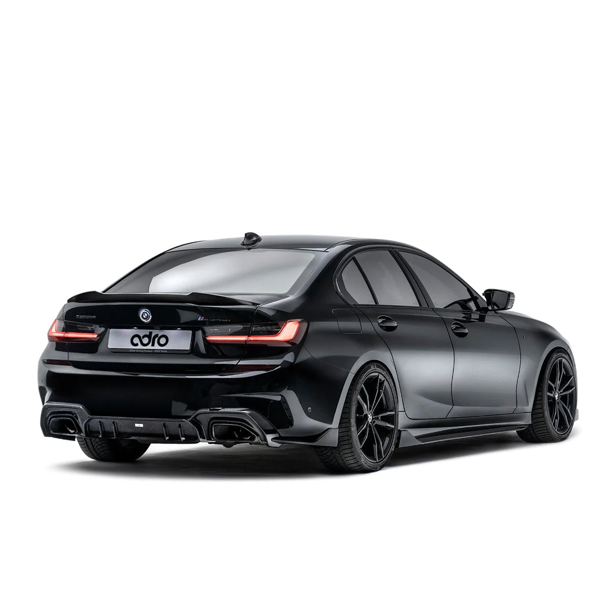 BMW 3 Series M340i G20 Pre-LCI Carbon Fibre Rear Diffuser by Adro (2018-2022) - AUTOID® - Rear Diffusers - Adro