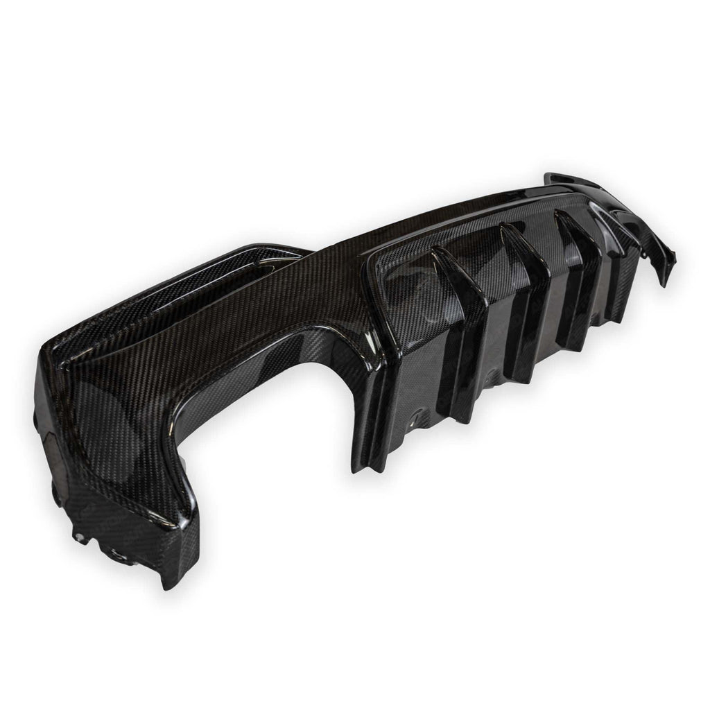 BMW 4 Series G22 G23 Pre-Preg Carbon Fibre Competition Rear Diffuser Set Pro by FORM (2020+) - AUTOID® - Rear Diffusers - FORM Industries