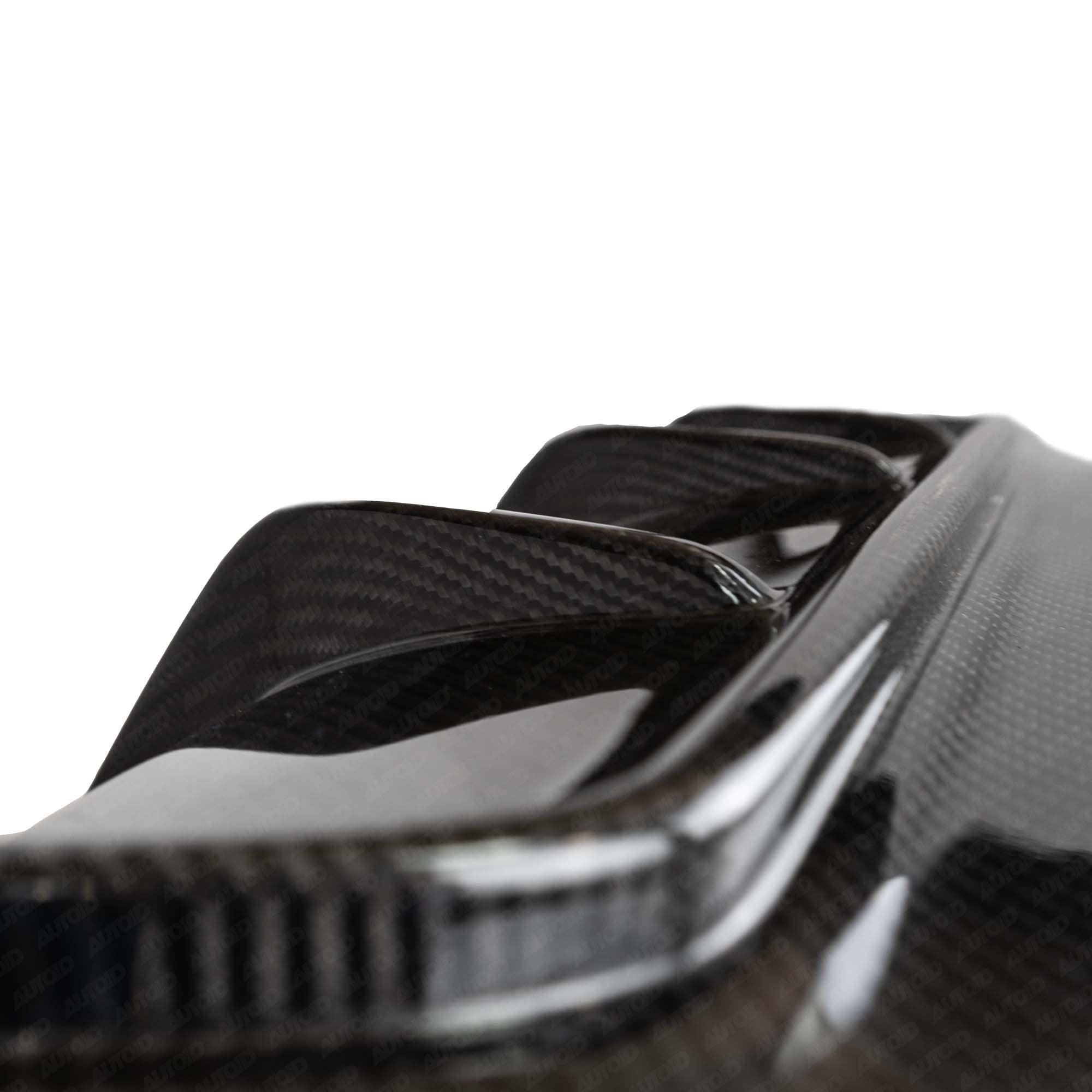 BMW 4 Series G22 G23 Pre-Preg Carbon Fibre Competition Rear Diffuser Set Pro by FORM (2020+) - AUTOID® - Rear Diffusers - FORM Industries