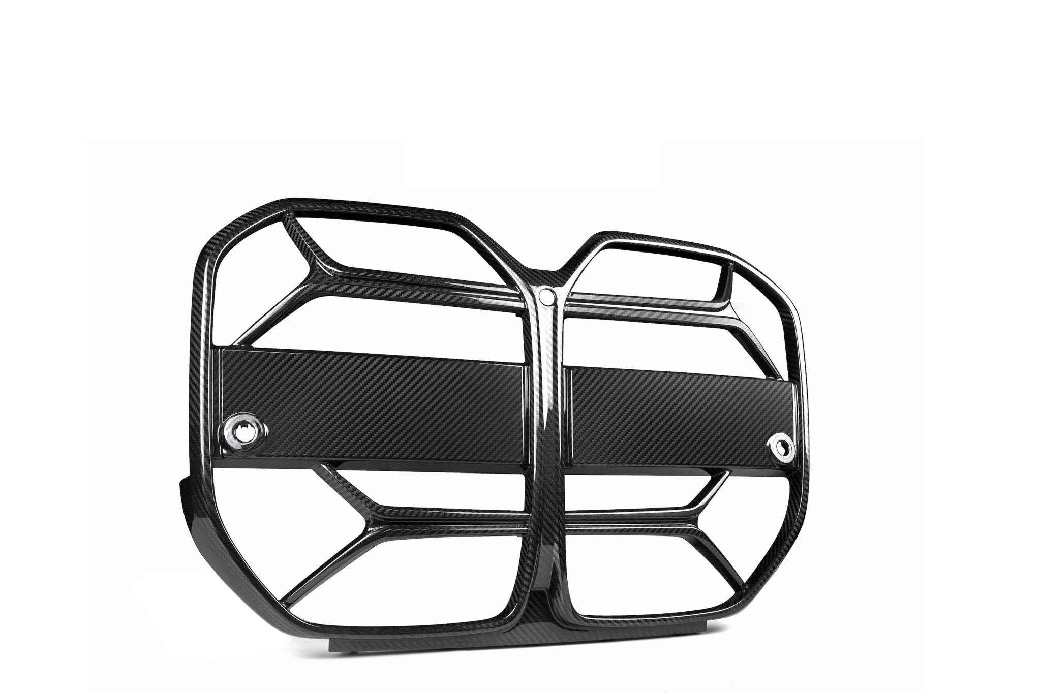 BMW 4 Series G22 G23 Pre-Preg Carbon Fibre T-CSL Front Kidney Grilles with ACC Fitment by FORM (2021+) - AUTOID® - Front Grille - FORM Industries