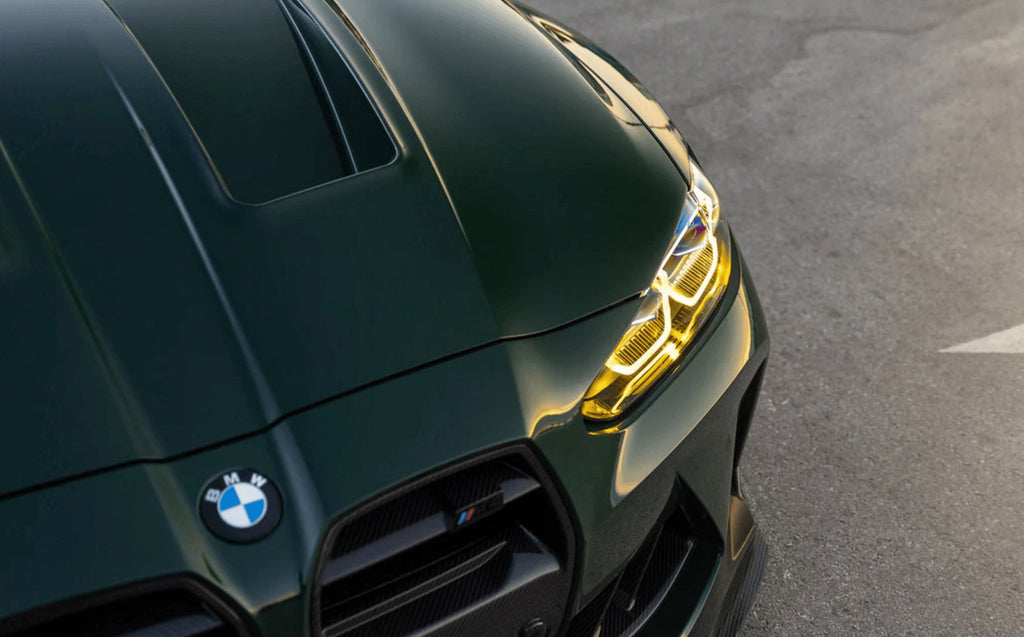 BMW 4 Series G22, M3 G80 G81 & M4 G82 Motorsport+ M-CSL Style Yellow DRL LED Module Set (2021-2024) - AUTOID® - Vehicle Lighting - Motorsport +