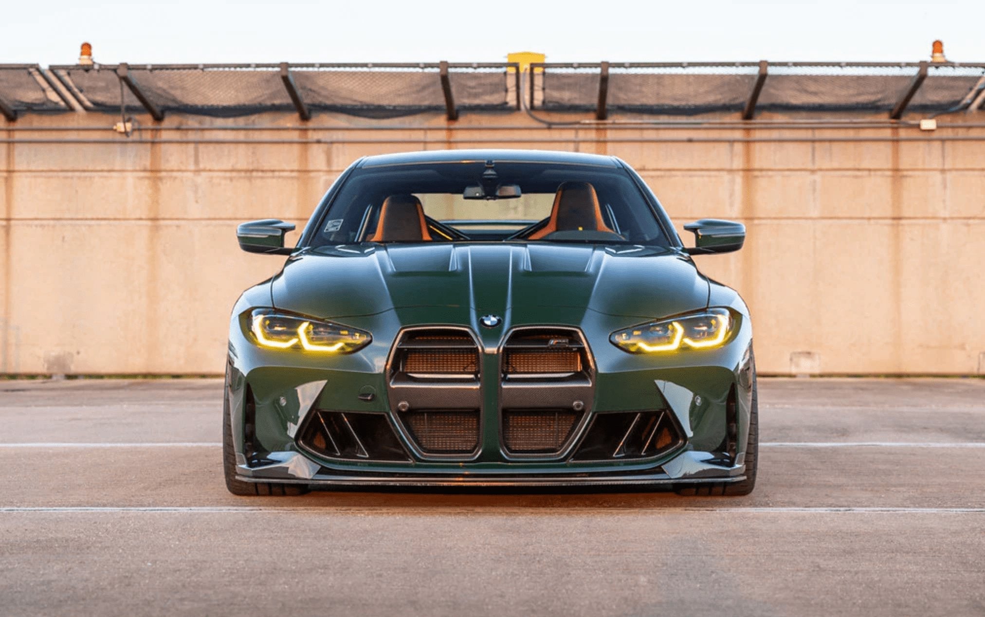 BMW 4 Series G22, M3 G80 G81 & M4 G82 Motorsport+ M-CSL Style Yellow DRL LED Module Set (2021-2024) - AUTOID® - Vehicle Lighting - Motorsport +