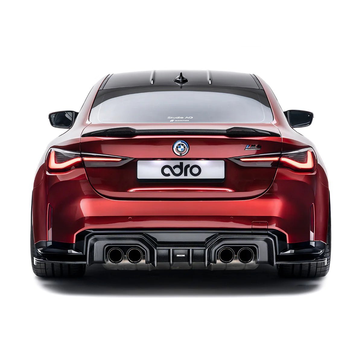 BMW 4 Series G22 & M4 G82 Dry Carbon Fibre Rear Trunk Lip Spoiler by Adro (2020+) - AUTOID® - Rear Spoilers - Adro