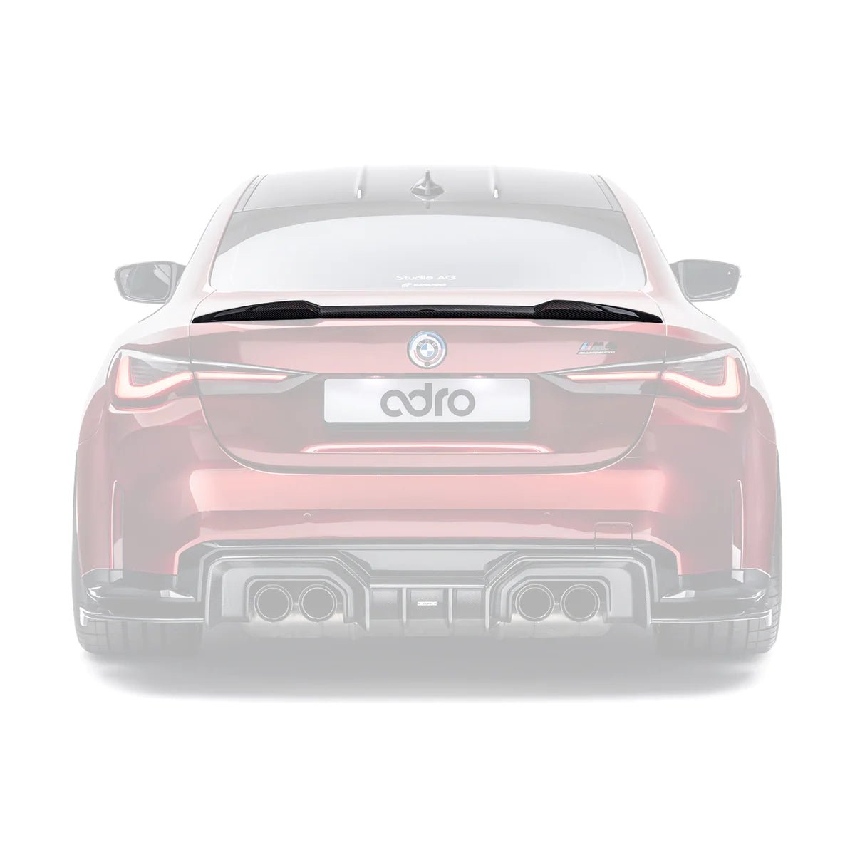 BMW 4 Series G22 & M4 G82 Dry Carbon Fibre Rear Trunk Lip Spoiler by Adro (2020+) - AUTOID® - Rear Spoilers - Adro