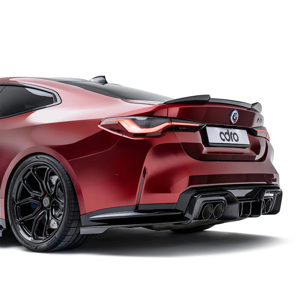 BMW 4 Series G22 & M4 G82 Dry Carbon Fibre Rear Trunk Lip Spoiler by Adro (2020+) - AUTOID® - Rear Spoilers - Adro