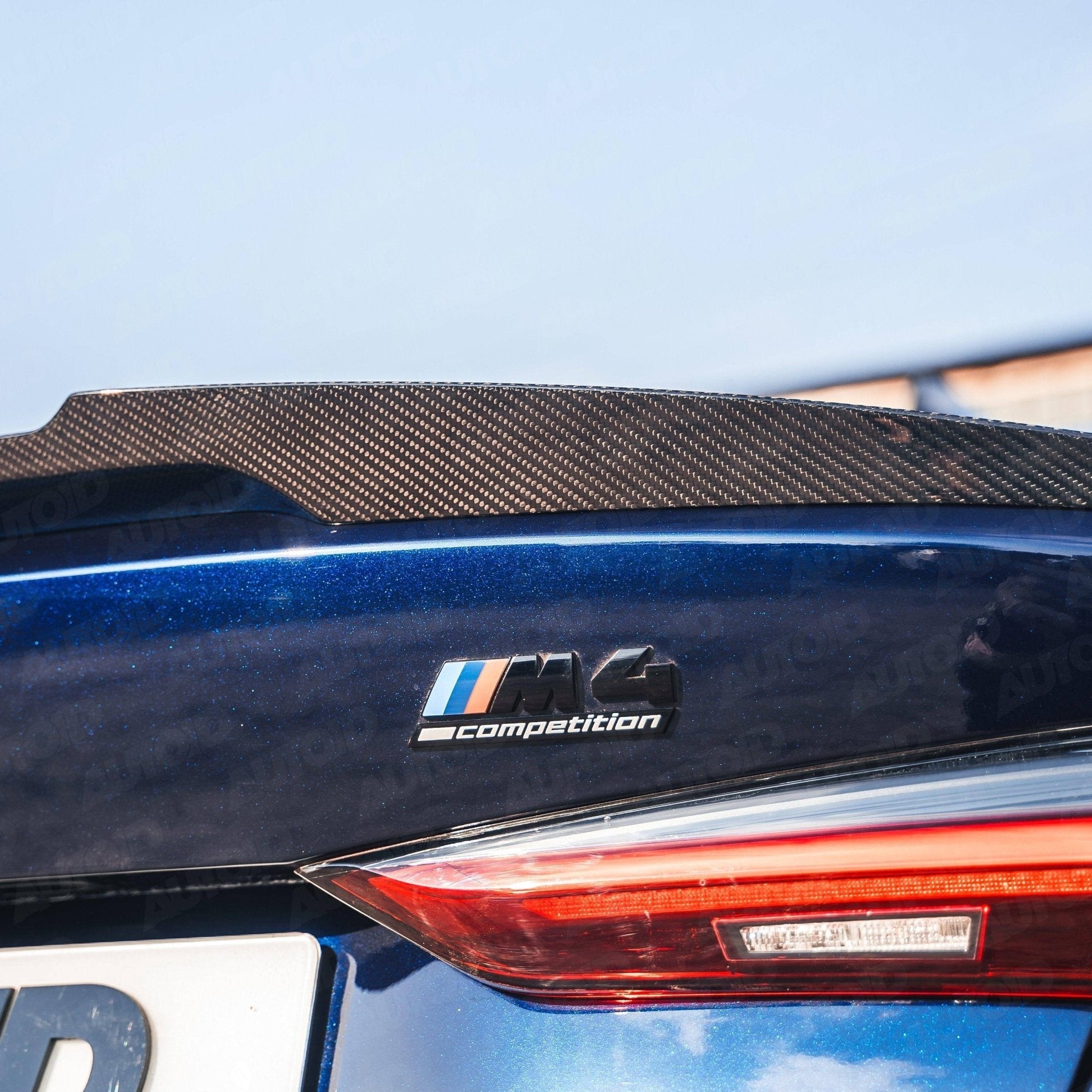BMW 4 Series G22 & M4 G82 Pre-Preg Carbon Fibre Competition Rear Spoiler by FORM (2020+) - AUTOID® - Rear Spoilers - FORM Industries