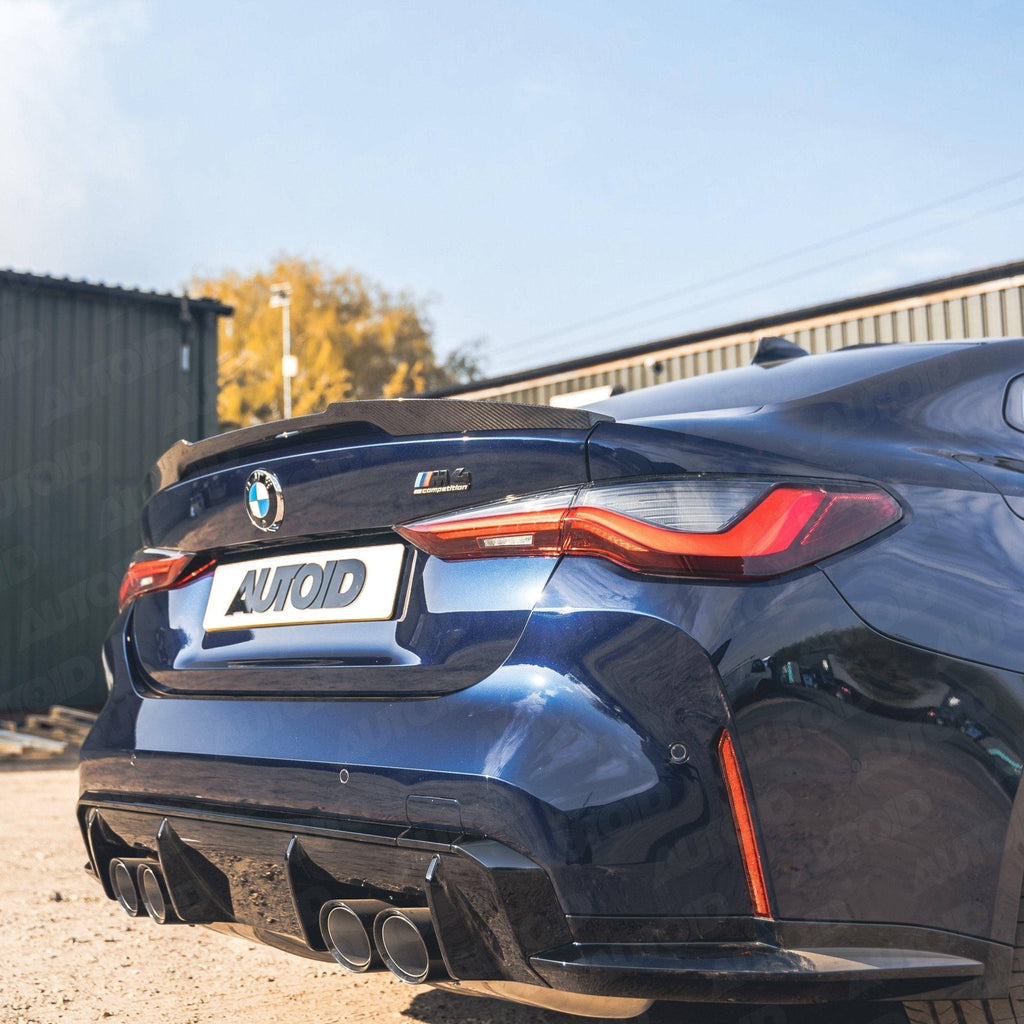 BMW 4 Series G22 & M4 G82 Pre-Preg Carbon Fibre Competition Rear Spoiler by FORM (2020+) - AUTOID® - Rear Spoilers - FORM Industries