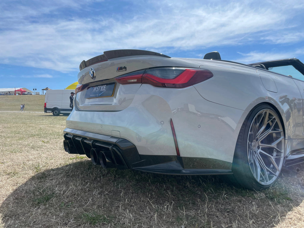 BMW 4 Series G23 & M4 G83 Convertible Pre-Preg Carbon Fibre Rear Spoiler (2021+) - AUTOID® - Rear Spoilers - CT Design