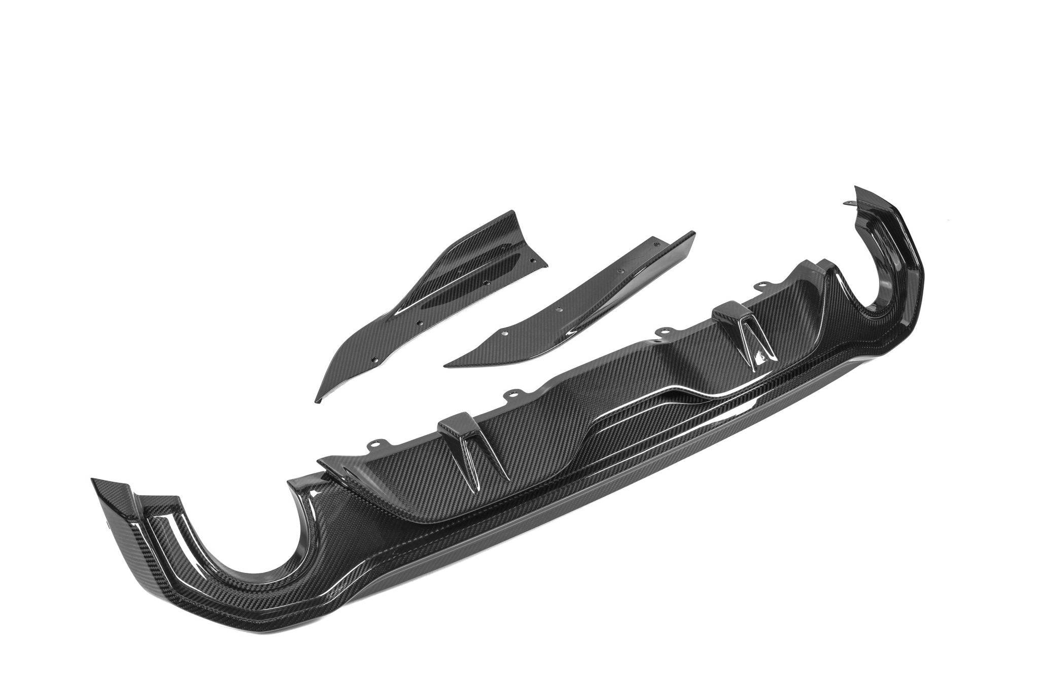 BMW 4 Series Gran Coupe G26 Pre-Preg Carbon Fibre Rear Diffuser Set by FORM (2021+) - AUTOID® - Rear Diffusers - FORM Industries