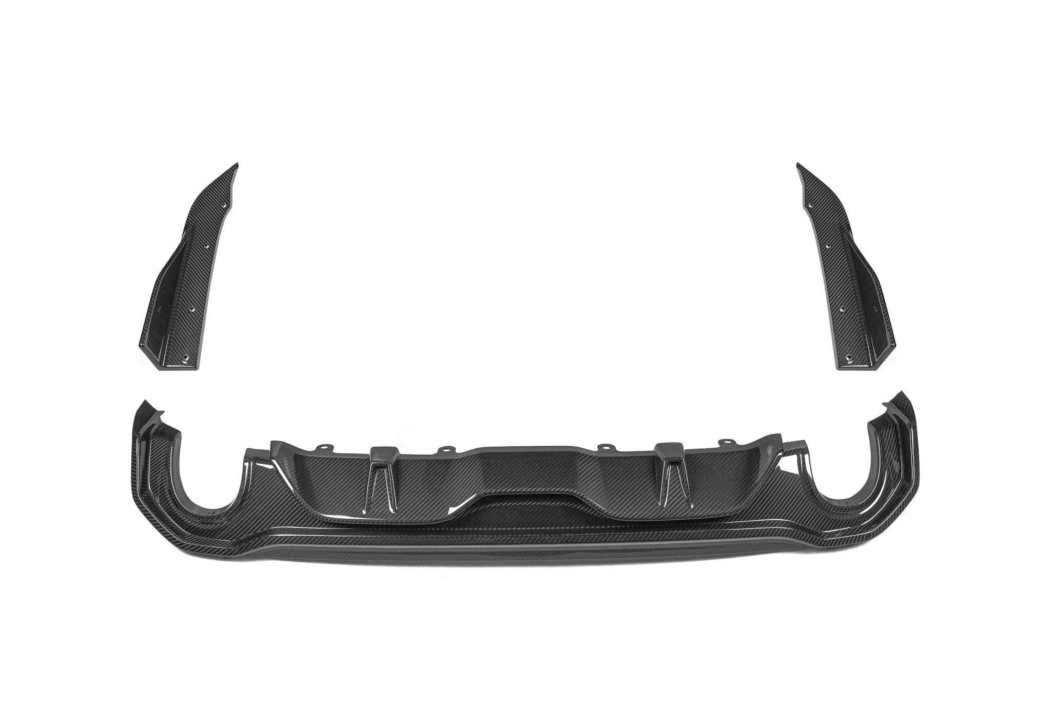 BMW 4 Series Gran Coupe G26 Pre-Preg Carbon Fibre Rear Diffuser Set by FORM (2021+) - AUTOID® - Rear Diffusers - FORM Industries