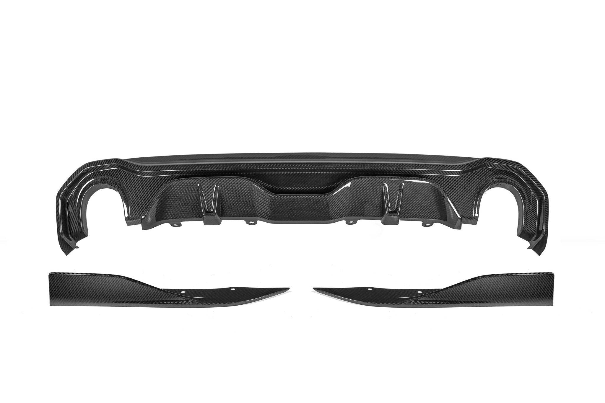 BMW 4 Series Gran Coupe G26 Pre-Preg Carbon Fibre Rear Diffuser Set by FORM (2021+) - AUTOID® - Rear Diffusers - FORM Industries