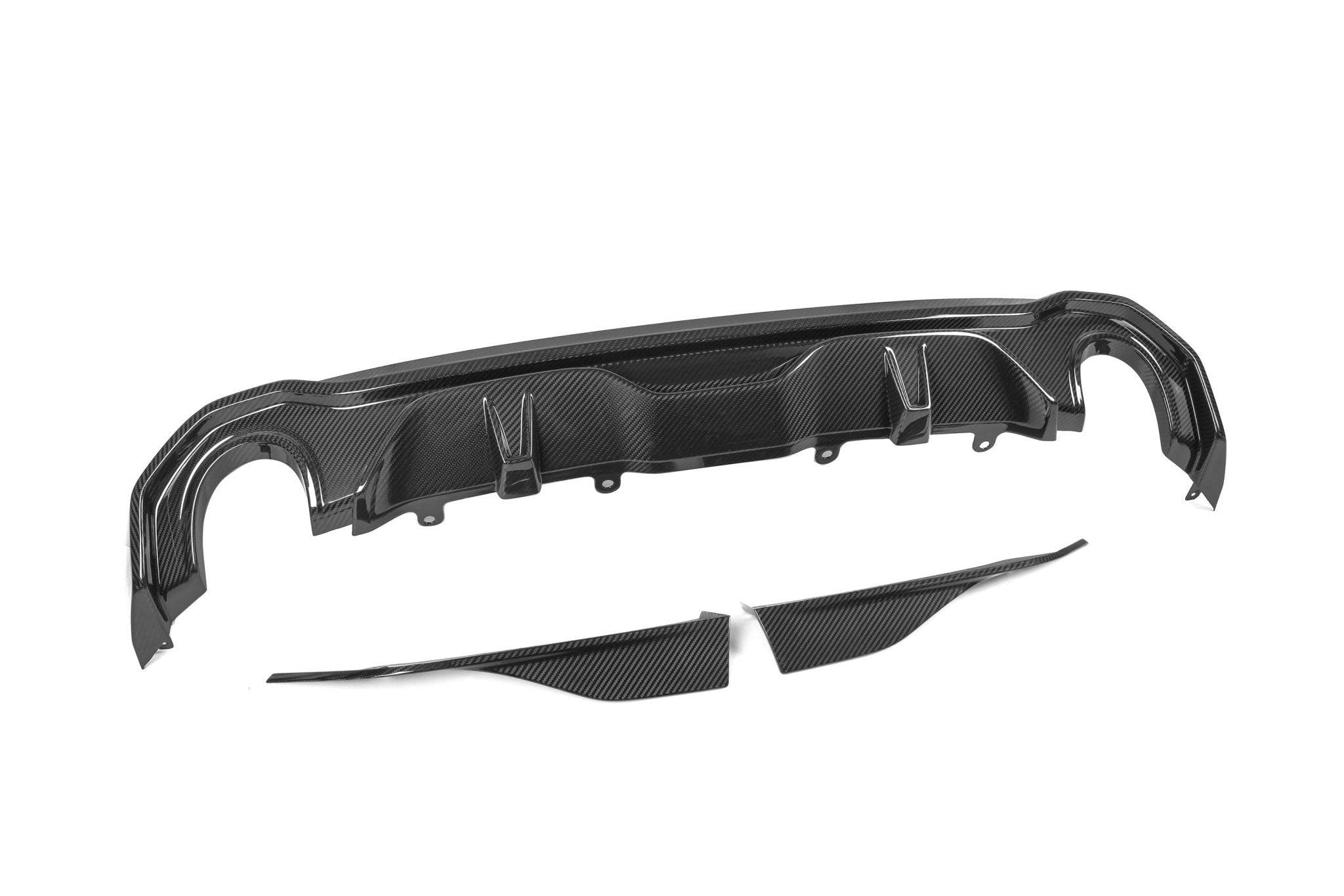 BMW 4 Series Gran Coupe G26 Pre-Preg Carbon Fibre Rear Diffuser Set by FORM (2021+) - AUTOID® - Rear Diffusers - FORM Industries