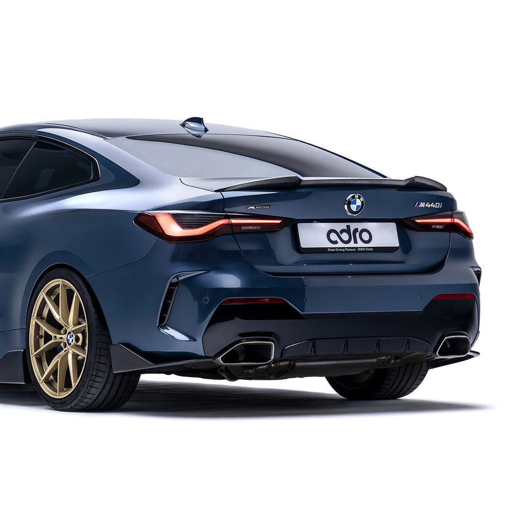 BMW 4 Series & M440i G22 Carbon Fibre Rear Winglets by Adro (2020+) - AUTOID® - Side Skirts & Winglets - Adro