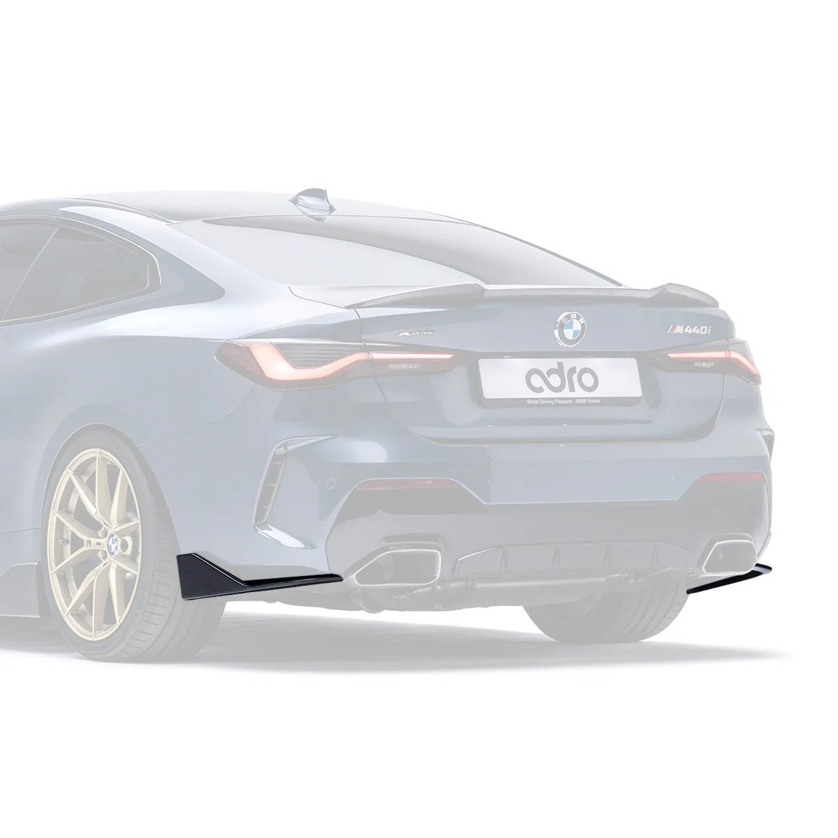 BMW 4 Series & M440i G22 Carbon Fibre Rear Winglets by Adro (2020+) - AUTOID® - Side Skirts & Winglets - Adro