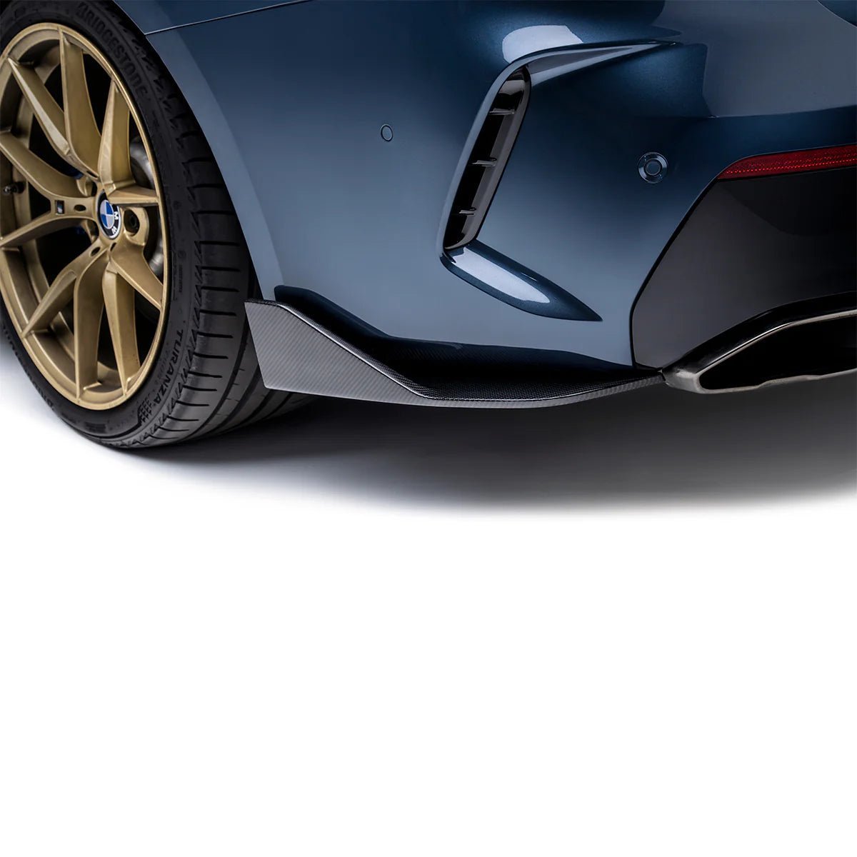 BMW 4 Series & M440i G22 Carbon Fibre Rear Winglets by Adro (2020+) - AUTOID® - Side Skirts & Winglets - Adro