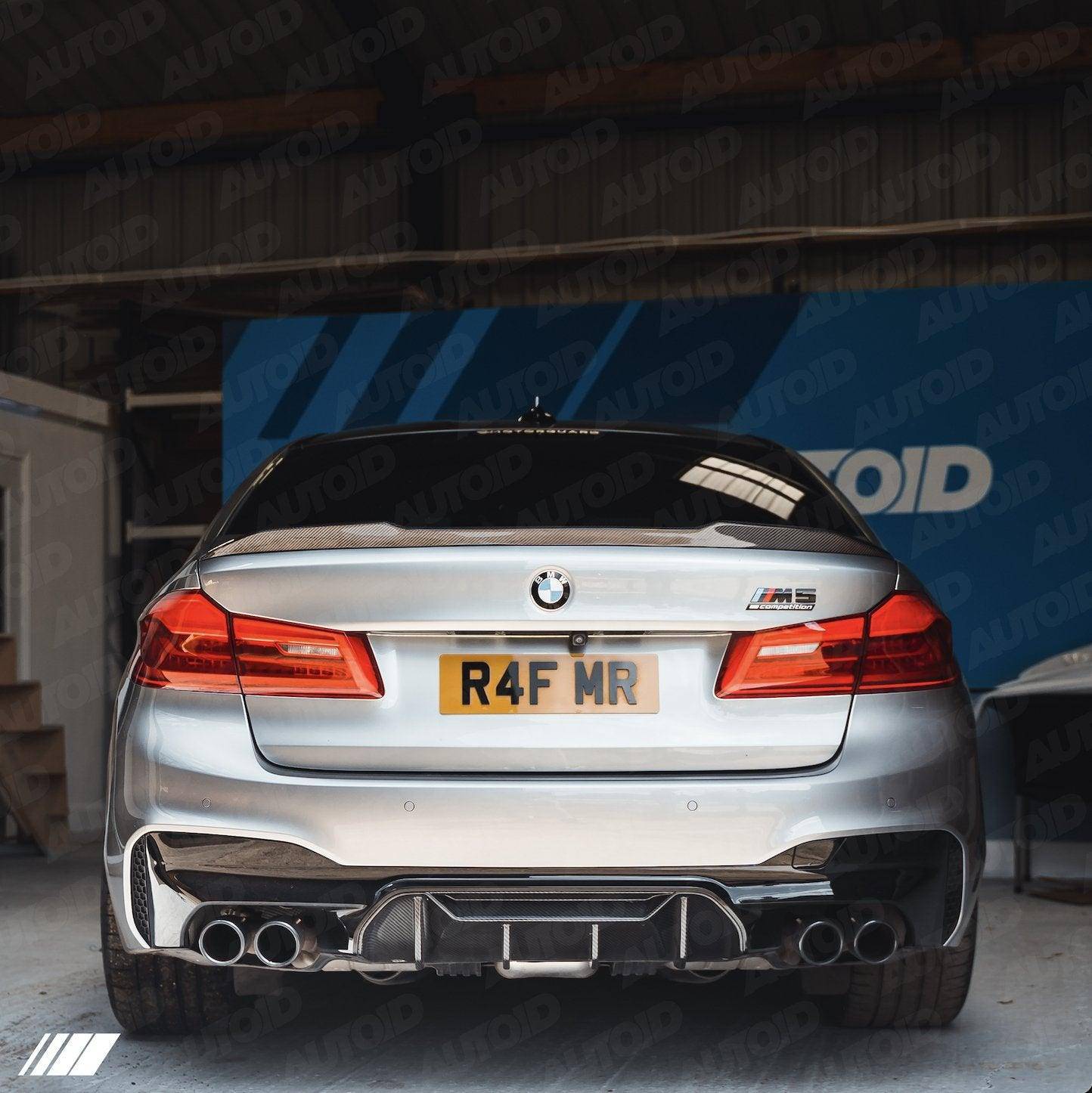BMW 5 Series G30 & M5 F90 Carbon Fibre CS Rear Spoiler by FORM (2017-2023) - AUTOID® - Rear Spoilers - FORM Industries