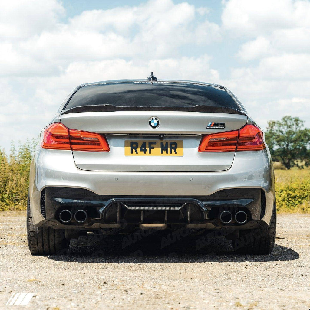 BMW 5 Series G30 & M5 F90 Carbon Fibre CS Rear Spoiler by FORM (2017-2023) - AUTOID® - Rear Spoilers - FORM Industries