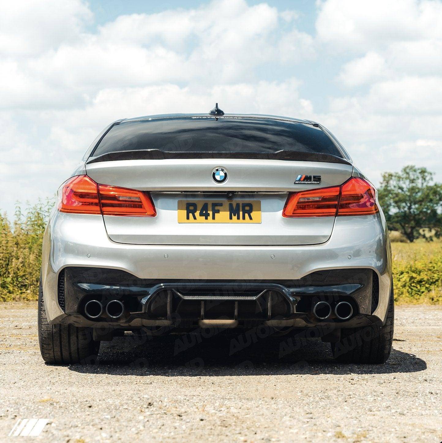 BMW 5 Series G30 & M5 F90 Carbon Fibre CS Rear Spoiler by FORM (2017-2023) - AUTOID® - Rear Spoilers - FORM Industries