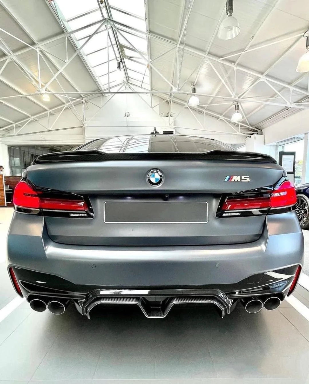 BMW 5 Series G30 & M5 F90 Pre-Preg Carbon Fibre CS Rear Spoiler Pro by FORM (2017-2023) - AUTOID® - Rear Spoilers - FORM Industries