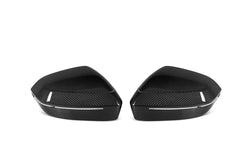 BMW 5 Series G60 G61 & X3 G45 Pre-preg Carbon Fibre Wing Mirror Covers by TREVORA (2024+) - AUTOID® - Mirror Covers - TREVORA