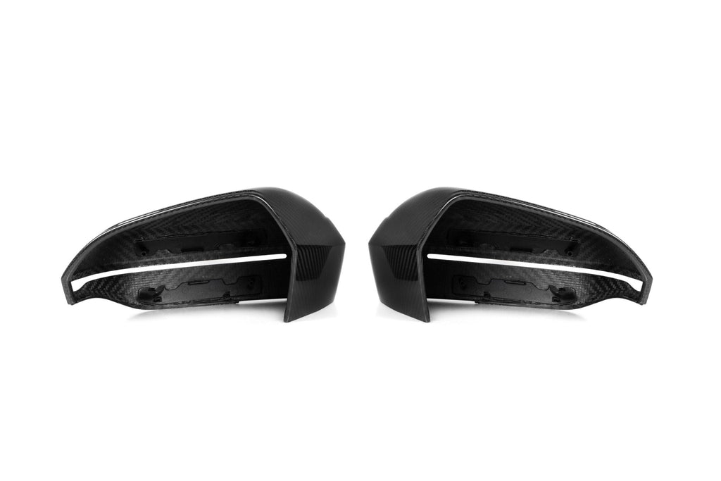 BMW 5 Series G60 G61 & X3 G45 Pre-preg Carbon Fibre Wing Mirror Covers by TREVORA (2024+) - AUTOID® - Mirror Covers - TREVORA
