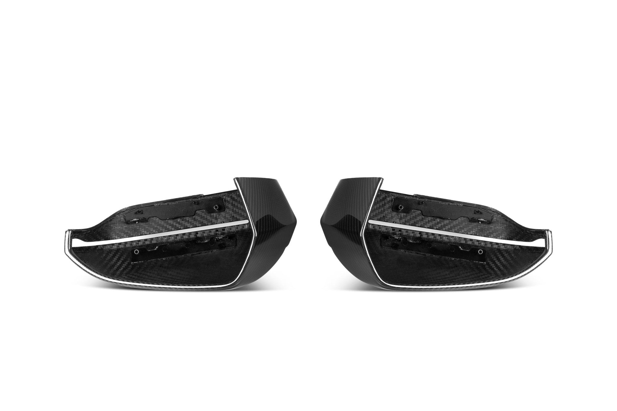 BMW 5 Series G60 G61 & X3 G45 Pre-preg Carbon Fibre Wing Mirror Covers by TREVORA (2024+) - AUTOID® - Mirror Covers - TREVORA