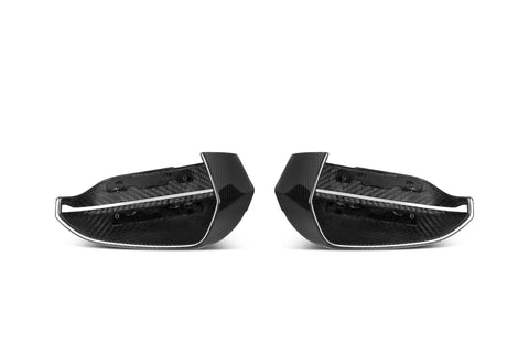 BMW 5 Series G60 G61 & X3 G45 Pre-preg Carbon Fibre Wing Mirror Covers by TREVORA (2024+) - AUTOID® - Mirror Covers - TREVORA