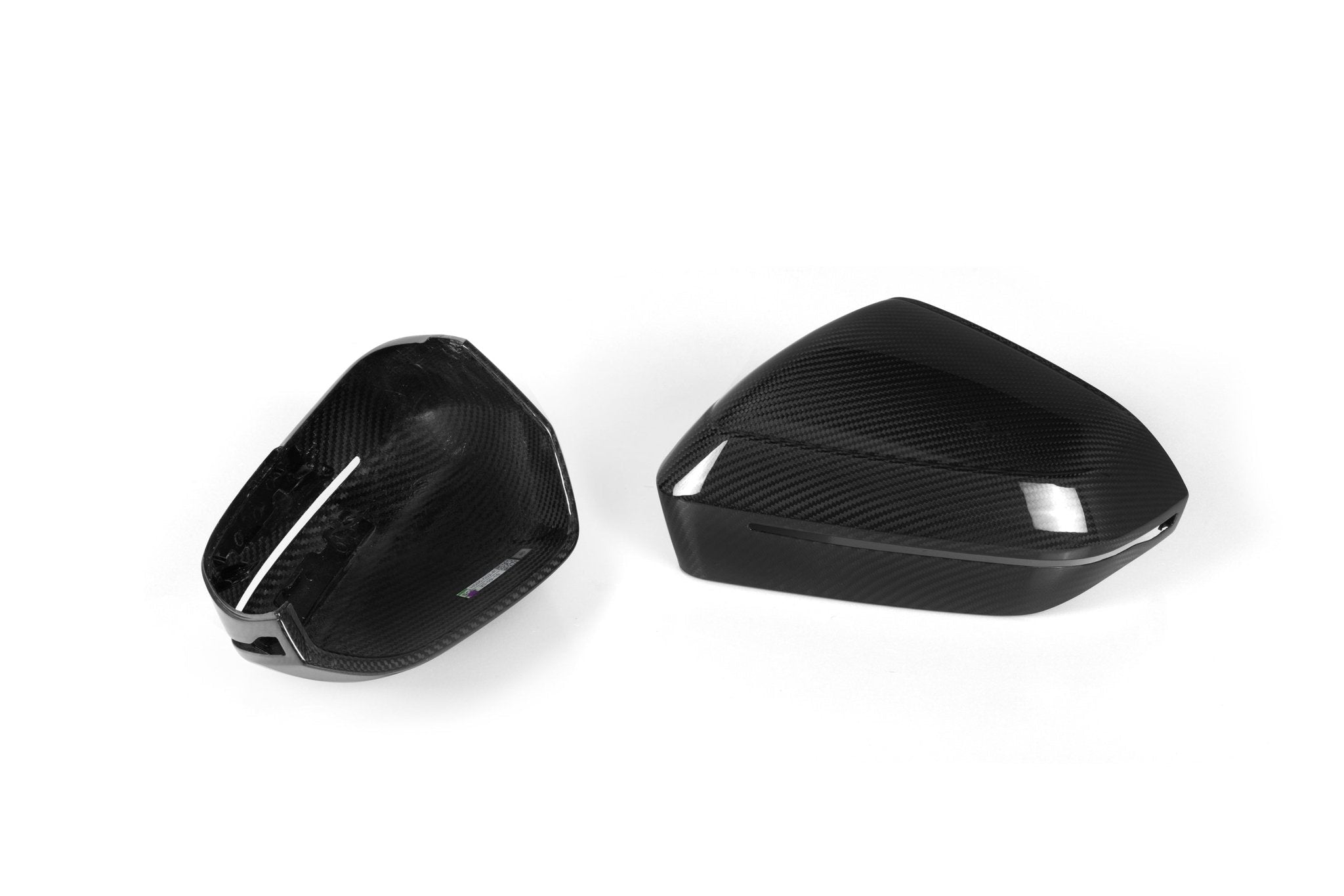 BMW 5 Series G60 G61 & X3 G45 Pre-preg Carbon Fibre Wing Mirror Covers by TREVORA (2024+) - AUTOID® - Mirror Covers - TREVORA